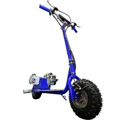 Color: Blue - ScooterX Dirt Dog 49cc Gas Scooter