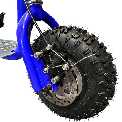Color: Blue - ScooterX Dirt Dog 49cc Gas Scooter