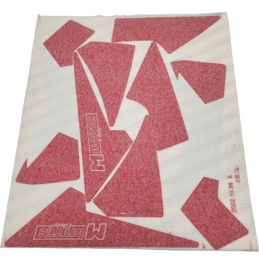 MotoTec E-Bully 36v Sticker Kit Red