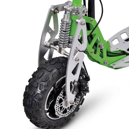 MotoTec/UberScoot 70x 2-Speed Gas Scooter - Green | Powerful Ride for All Terrains