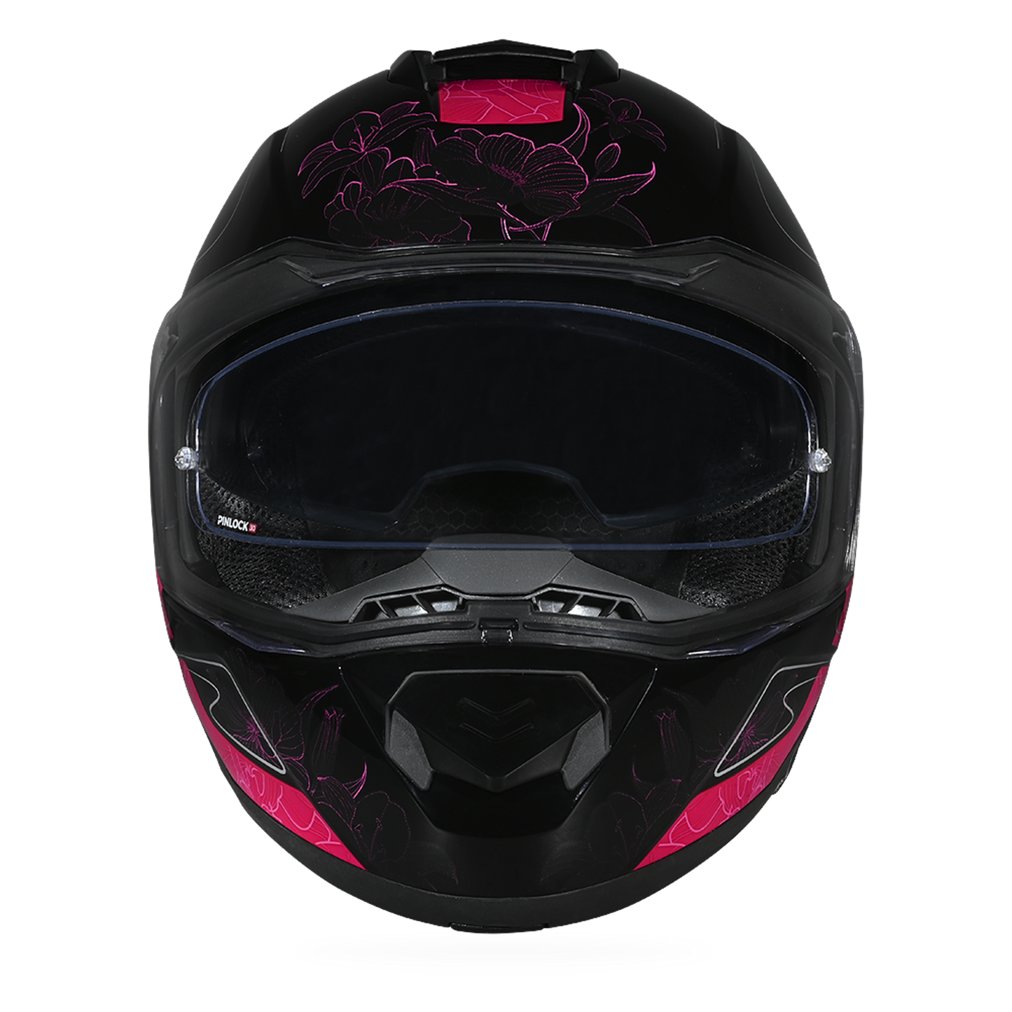 Daytona Glide Modular Motorcycle Helmet - DOT Approved, Bluetooth Ready, Dual Visor, Men/Women/Youth - W/ Flowers