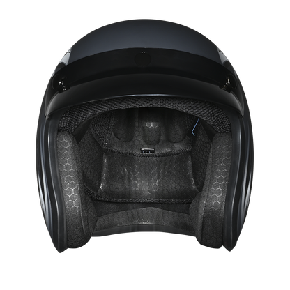 Color - Default - DOT Approved Daytona Cruiser Open Face Motorcycle Helmet - Men, Women & Youth - With Visor & Graphics - W/ Wild Soul