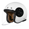 D.O.T. & ECE Daytona Retro Jet- Hi-Gloss White