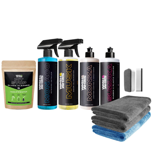 Color - Default - WASH&WHIPS Interior Car Detailing Kit - $95 Value