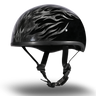 DOT Approved Daytona Motorcycle Half Face Helmet - Skull Cap Graphics for Men & Women, Scooters, ATVs, UTVs & Choppers - W/ Ignite Grey