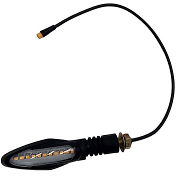 MotoTec Lowboy 60v 2500w Turn Signal Rear Left 10in Barrel
