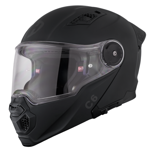 Color - Black - D.O.T. & ECE Daytona C6- Dull Black