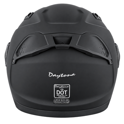 D.O.T. & ECE Daytona C6- Dull Black