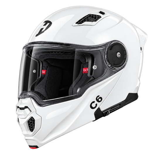 D.O.T. & ECE Daytona C6- Hi-Gloss White