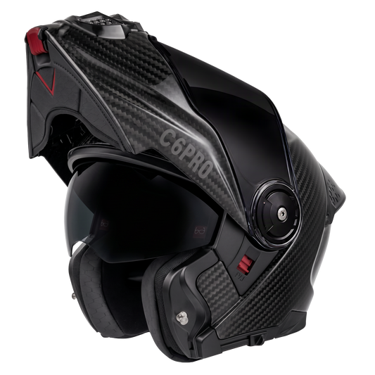 D.O.T. & ECE Daytona C6 PRO- Grey Carbon Fiber