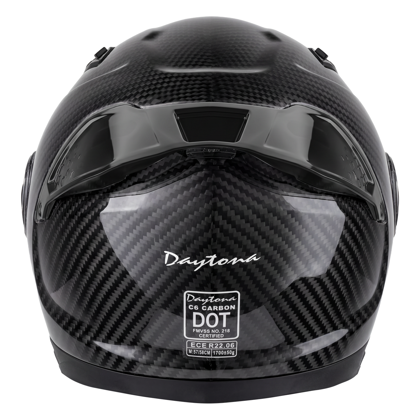 Color - Grey - D.O.T. & ECE Daytona C6- Grey Carbon Fiber