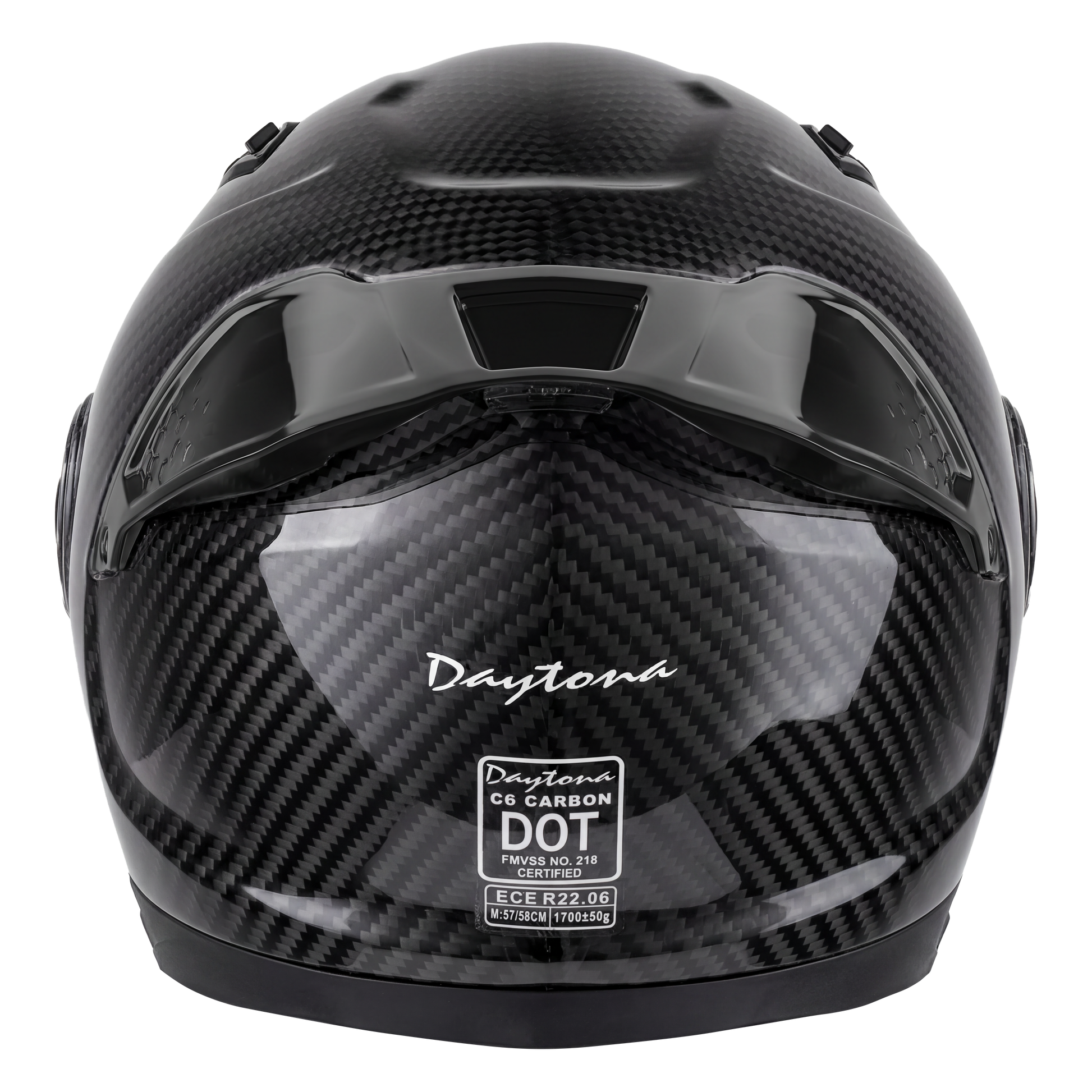 Color - Grey - D.O.T. & ECE Daytona C6- Grey Carbon Fiber