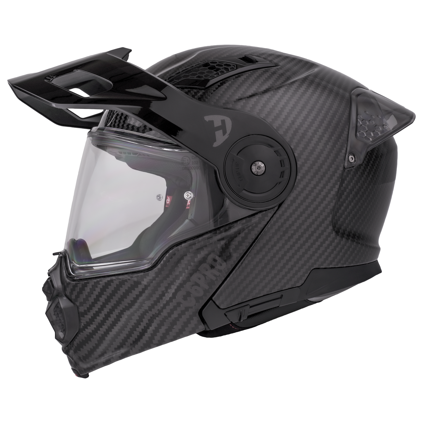 D.O.T. & ECE Daytona C6 PRO- Grey Carbon Fiber