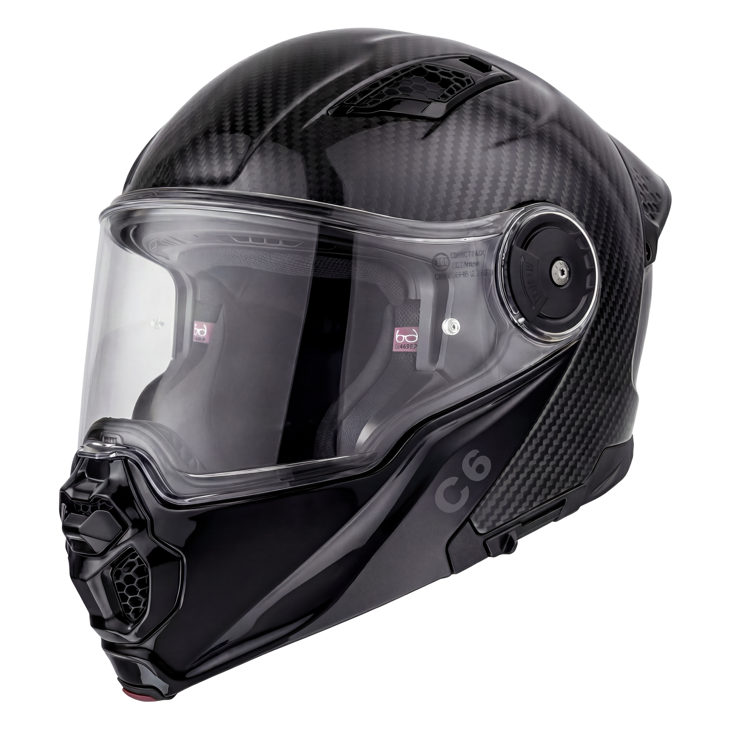 Color - Grey - D.O.T. & ECE Daytona C6- Grey Carbon Fiber