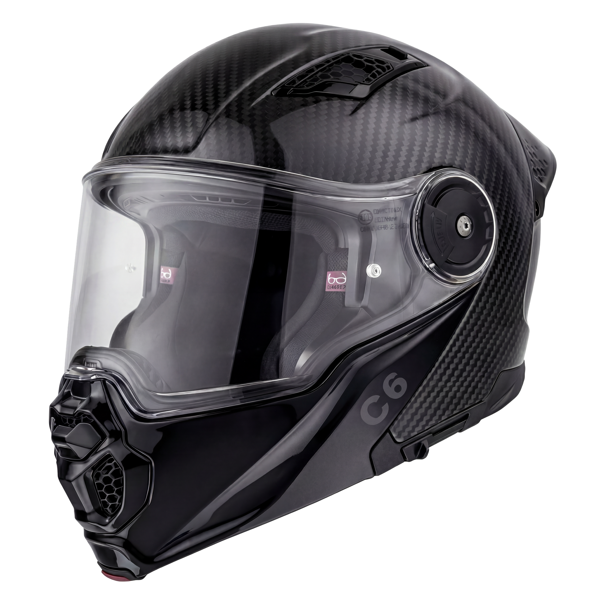 Color - Grey - D.O.T. & ECE Daytona C6- Grey Carbon Fiber