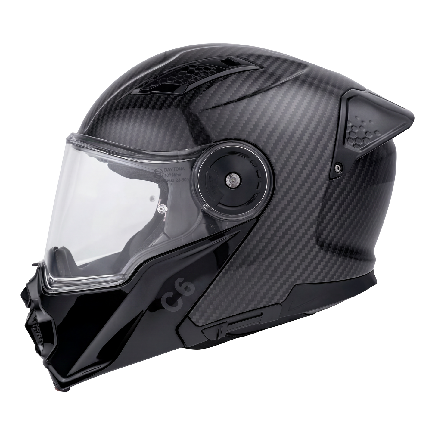 Color - Grey - D.O.T. & ECE Daytona C6- Grey Carbon Fiber