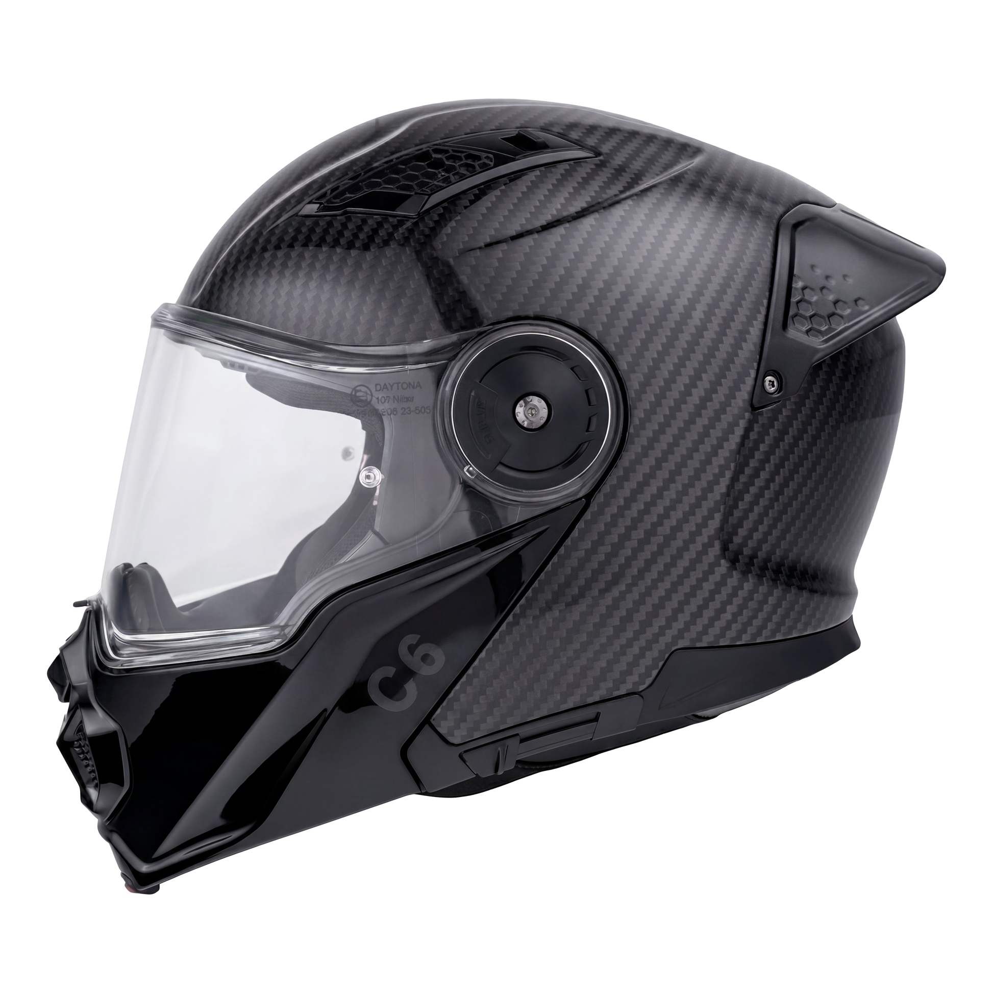 Color - Grey - D.O.T. & ECE Daytona C6- Grey Carbon Fiber