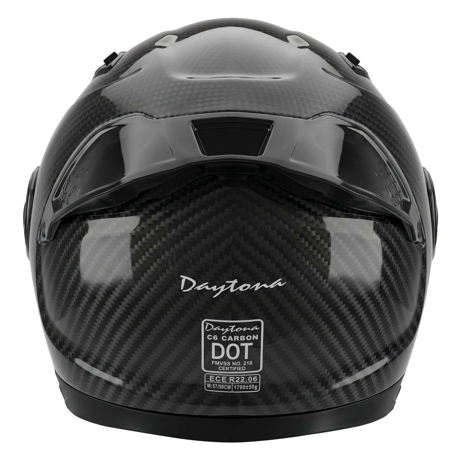 Color - Grey - D.O.T. & ECE Daytona C6 PRO- Grey Carbon Fiber