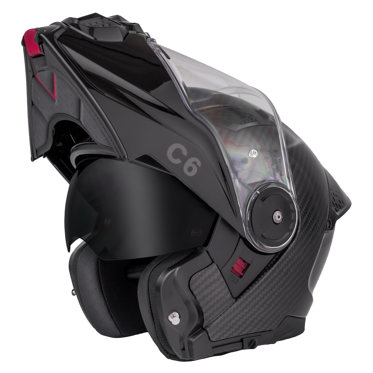 D.O.T. & ECE Daytona C6- Grey Carbon Fiber