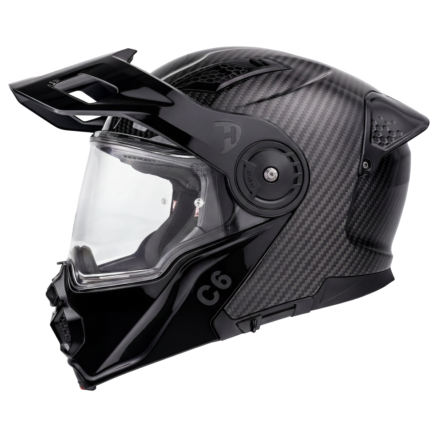 Color - Grey - D.O.T. & ECE Daytona C6- Grey Carbon Fiber