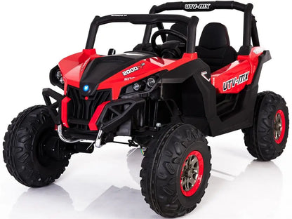 Color: Red - MotoTec UTV 4x4 12v Red (2.4ghz RC)