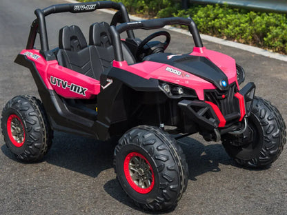 Color: Pink - MotoTec UTV 4x4 12v Pink (2.4ghz RC)