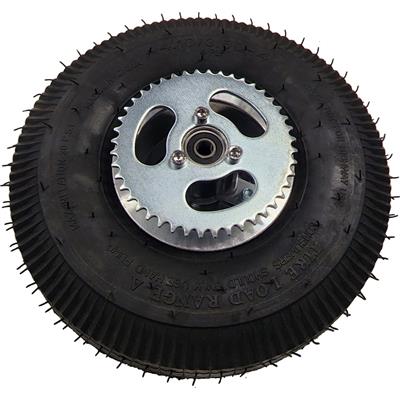 MotoTec Mini Bike V1 Rear Wheel Assembly 4.10/3.50-4