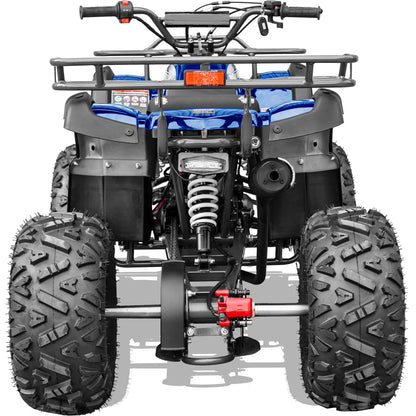 Color: Blue - MotoTec Bull 125cc 4-Stroke Kids Gas ATV