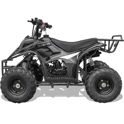 Color: Black - MotoTec Rex 110cc 4-Stroke Kids Gas ATV
