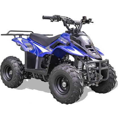 Color: Blue - MotoTec Rex 110cc 4-Stroke Kids Gas ATV