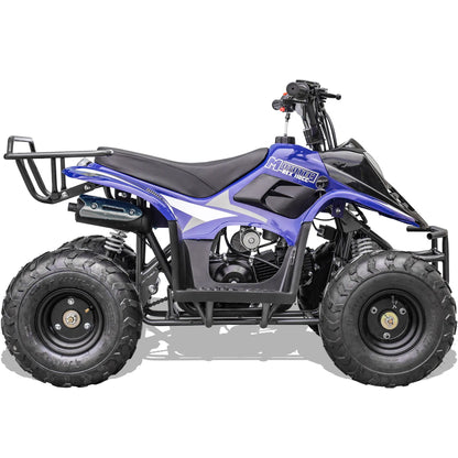 Color: Blue - MotoTec Rex 110cc 4-Stroke Kids Gas ATV