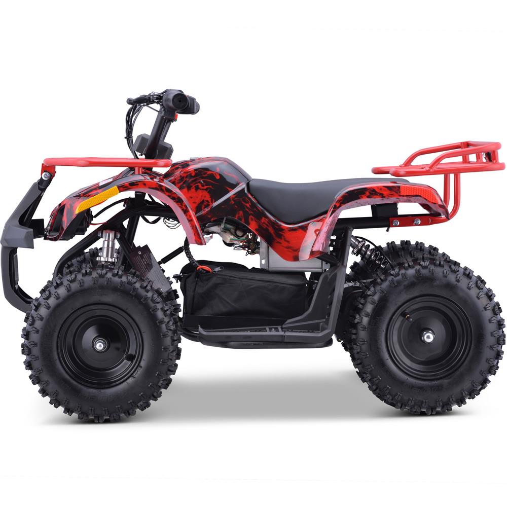 MotoTec 36v 500w Sonora Kids ATV Red Flame