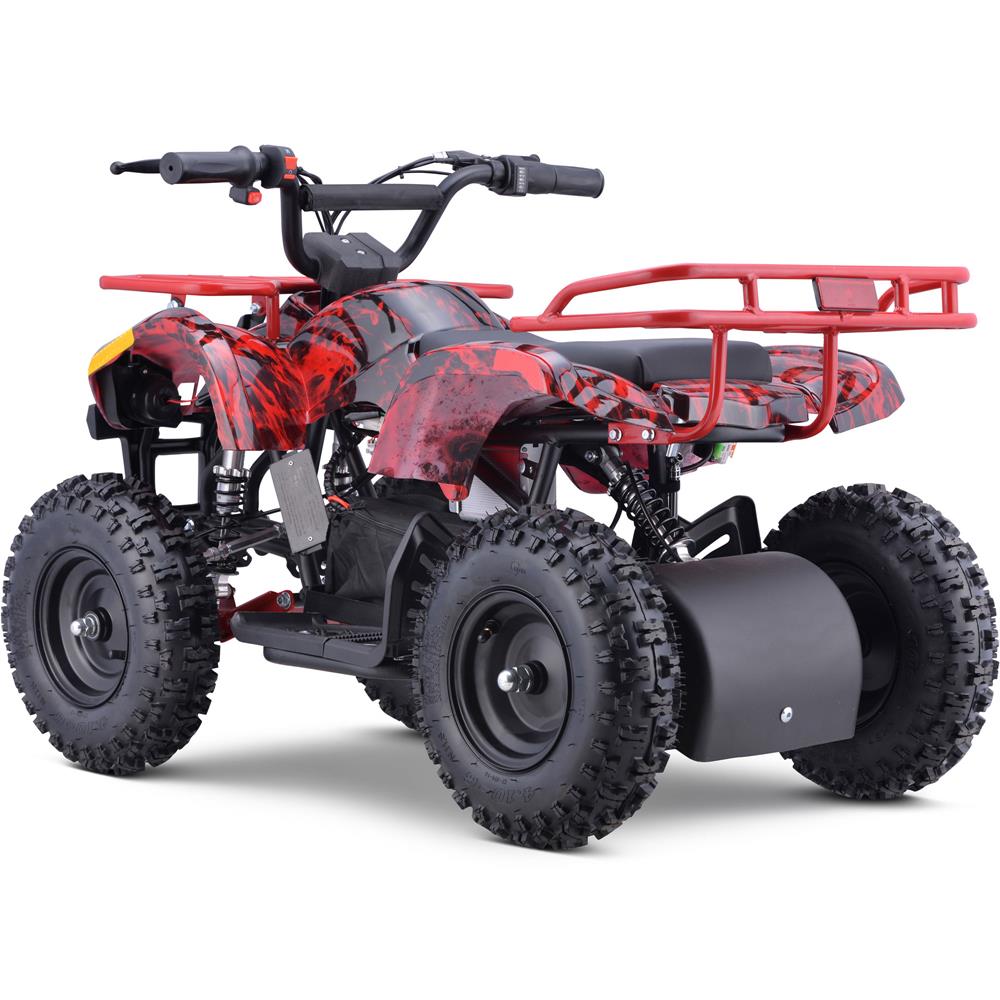 MotoTec 36v 500w Sonora Kids ATV Red Flame