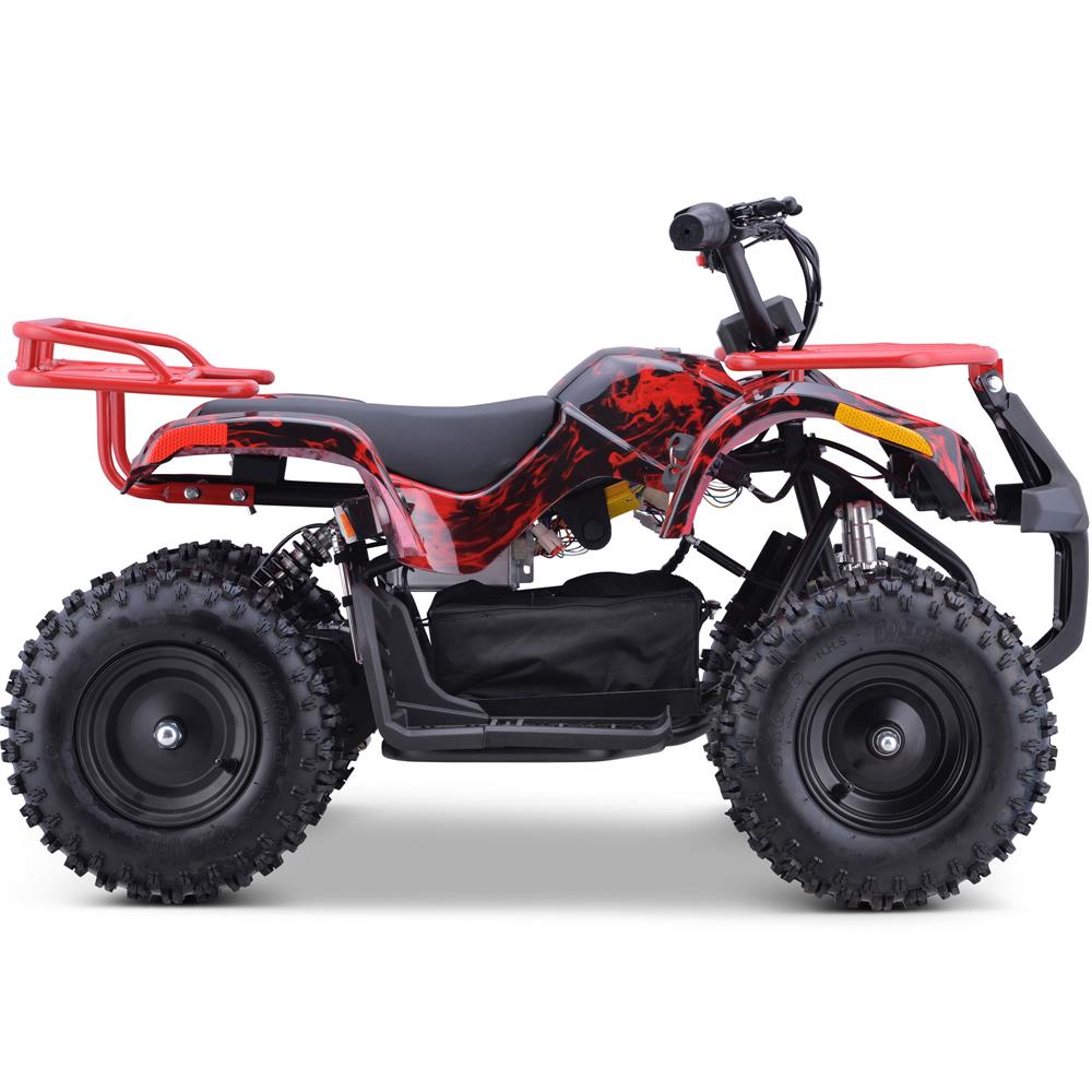 MotoTec 36v 500w Sonora Kids ATV Red Flame