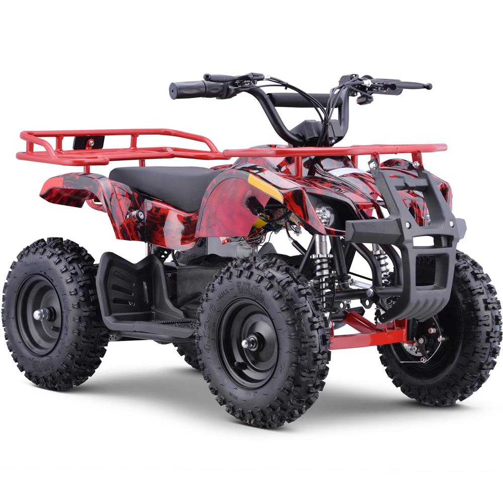 MotoTec 36v 500w Sonora Kids ATV Red Flame