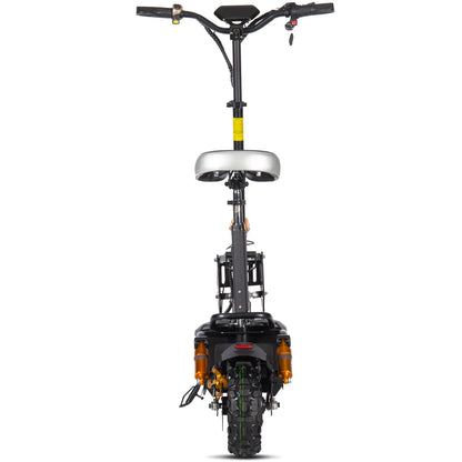 Color - Black - MotoTec Ares 48V 1600W Electric Scooter