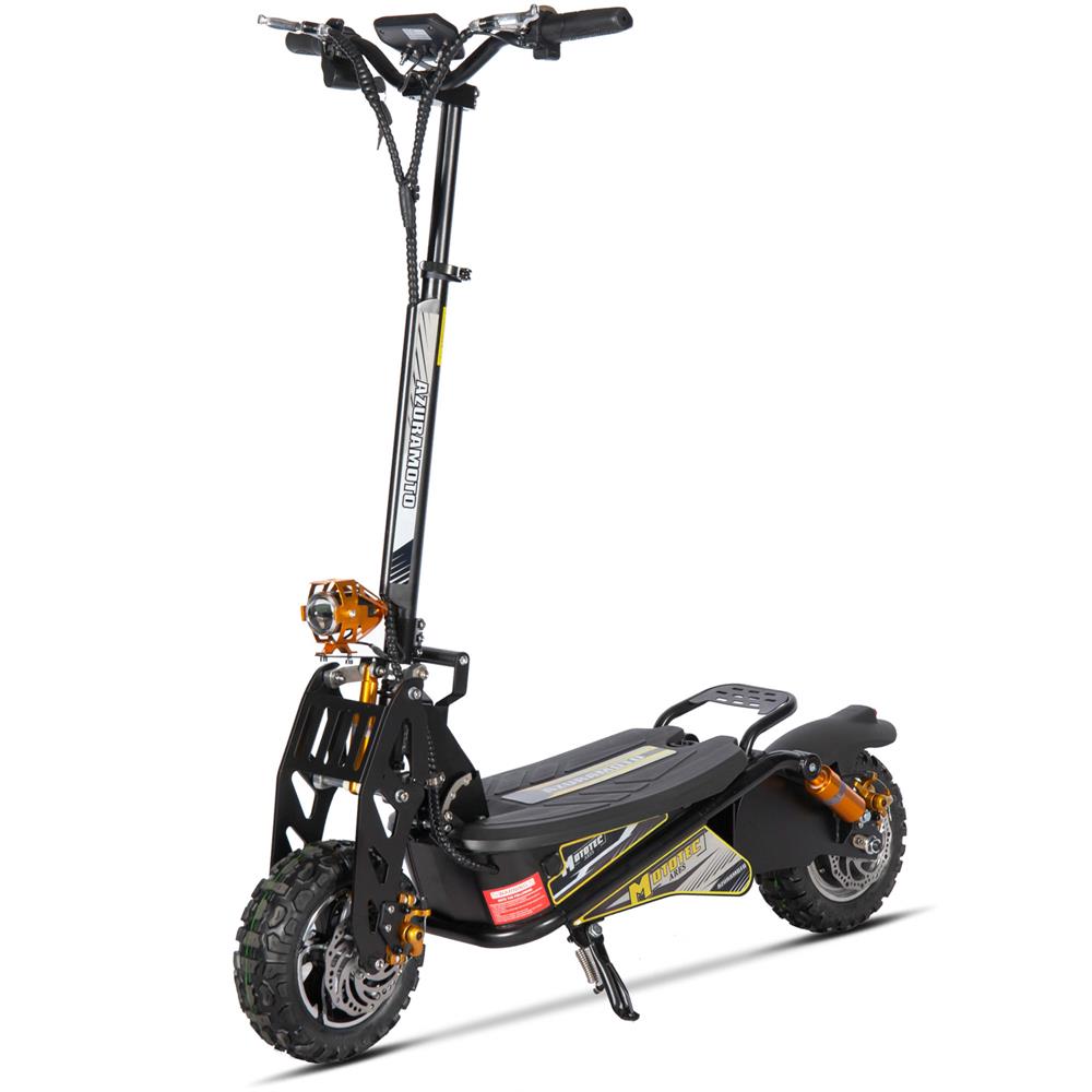 MotoTec Ares 48v 1600w Electric Scooter Black