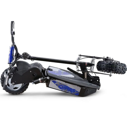 Color - Black - MotoTec Chaos 2000W 60V Lithium Electric Scooter