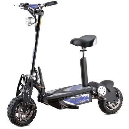 Color - Black - MotoTec Chaos 2000W 60V Lithium Electric Scooter