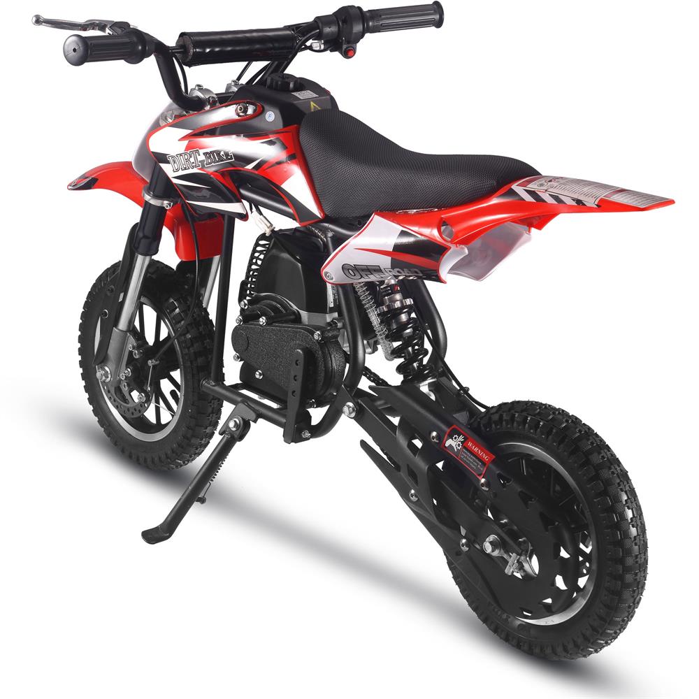 Color: Red - MotoTec Alien 50cc 2-Stroke Kids Gas Dirt Bike