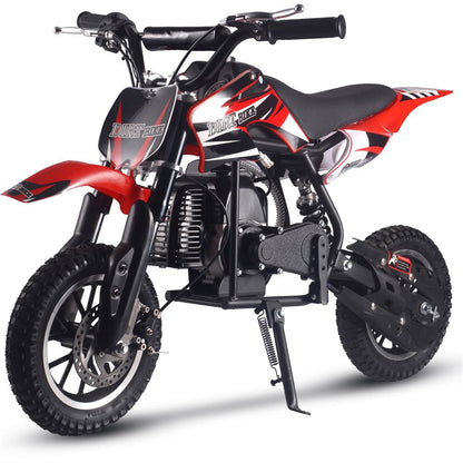 Color: Red - MotoTec Alien 50cc 2-Stroke Kids Gas Dirt Bike