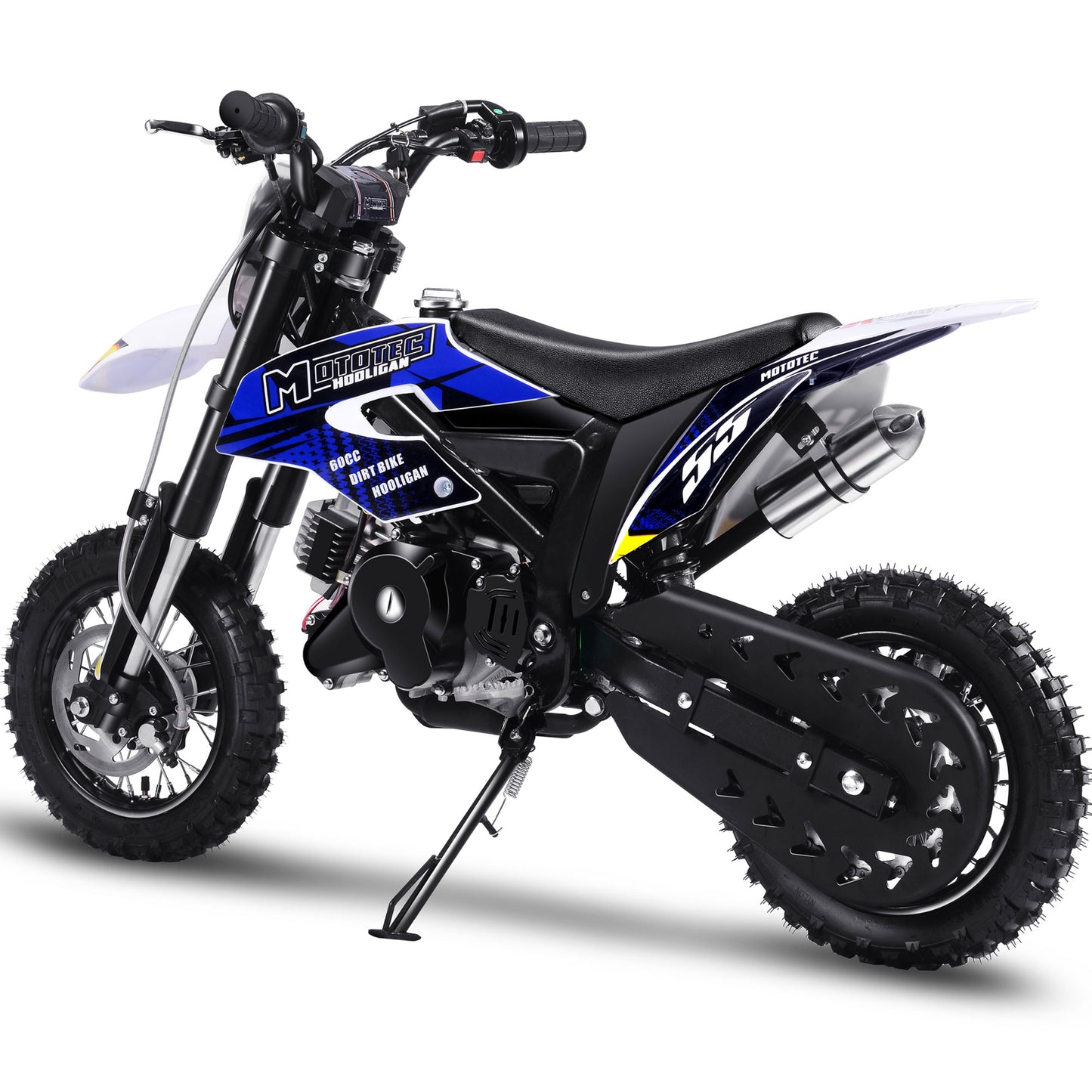 MotoTec Hooligan 60cc 4-Stroke Gas Dirt Bike Black