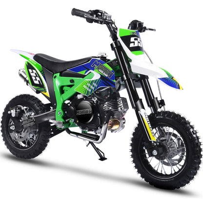 Color - Black - MotoTec Hooligan 60cc 4-Stroke Gas Dirt Bike | Off-Road Motorcycle for Adults & Kids