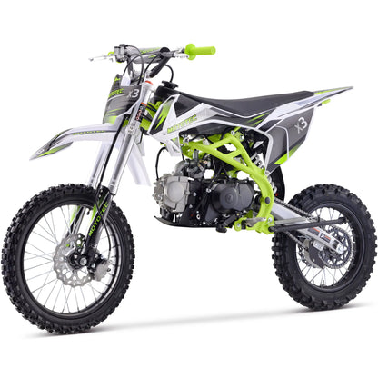 Color - Default - MotoTec X3 125cc 4-Stroke Gas Dirt Bike