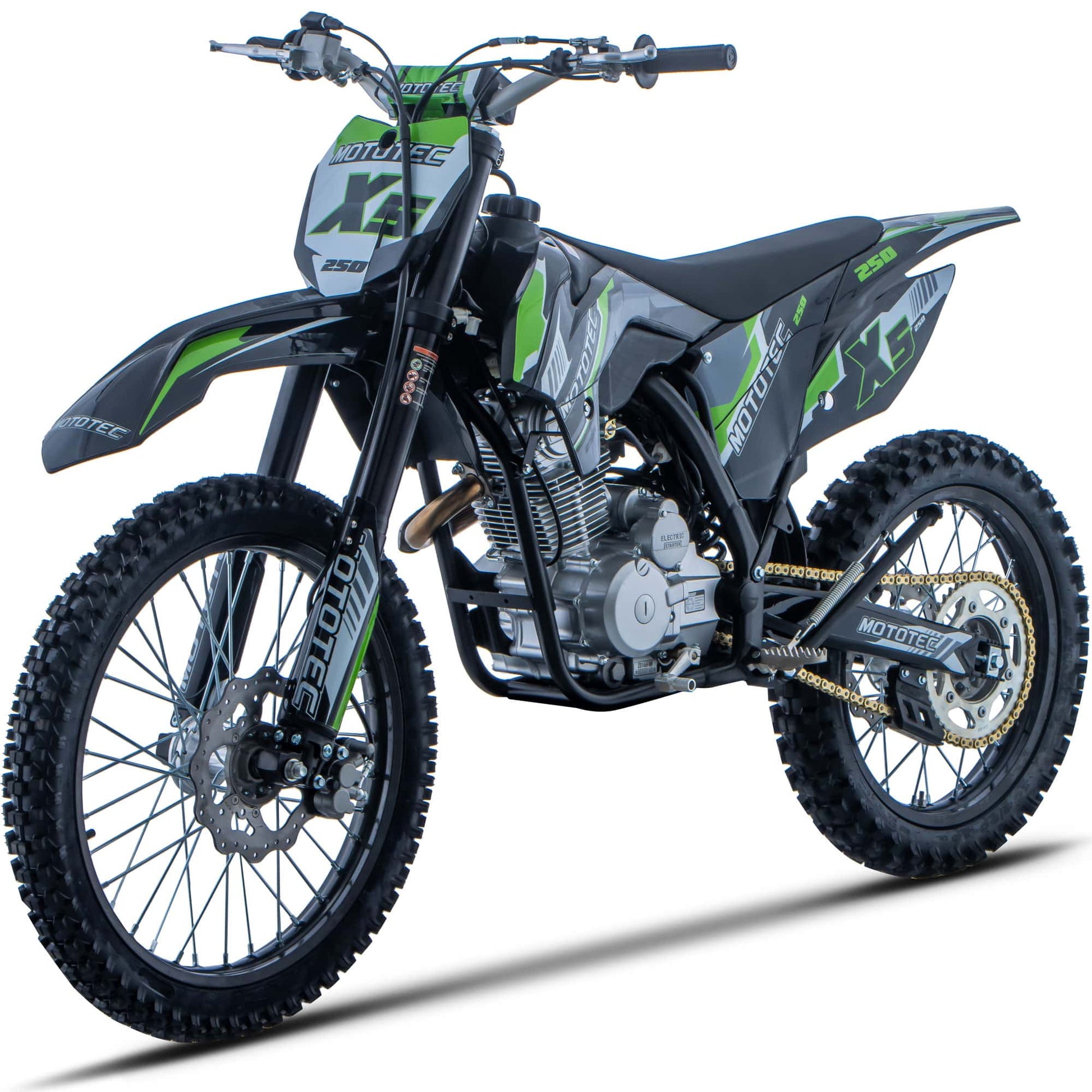 Color - Default - MotoTec X5 250cc 4-Stroke Gas Dirt Bike