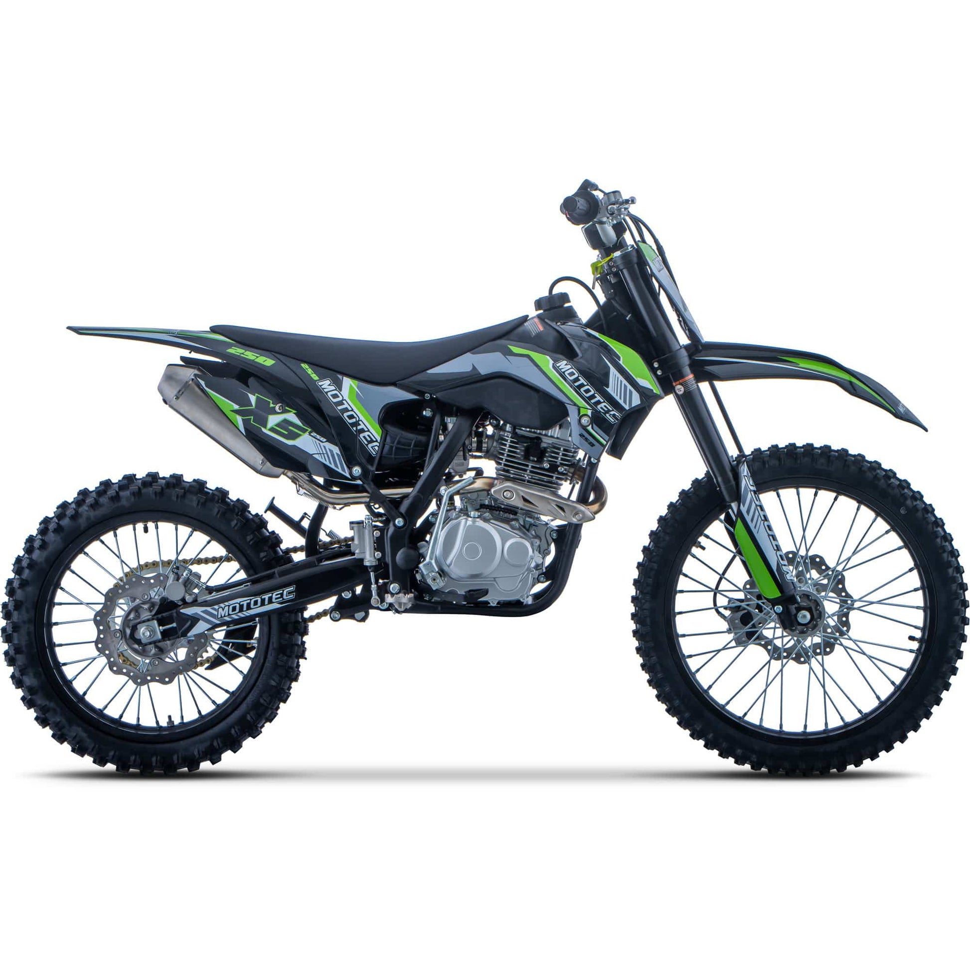Color - Default - MotoTec X5 250cc 4-Stroke Gas Dirt Bike