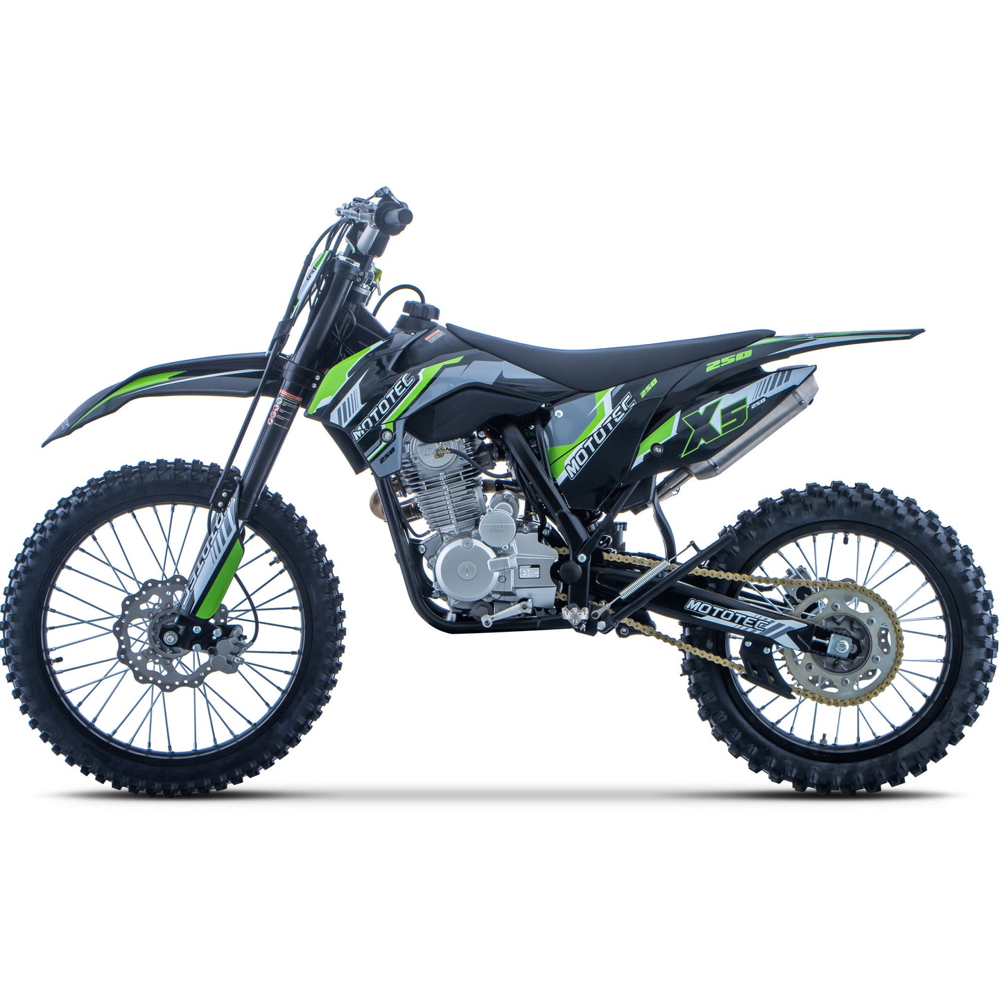 Color - Default - MotoTec X5 250cc 4-Stroke Gas Dirt Bike