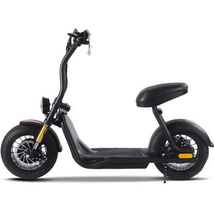 Color: White - MotoTec Diablo 48v 1000w Lithium Electric Scooter