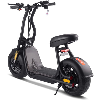 Color: White - MotoTec Diablo 48v 1000w Lithium Electric Scooter