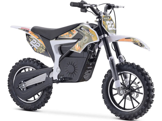 MotoTec Demon 36V 500W Electric Dirt Bike with Lithium Battery - Orange